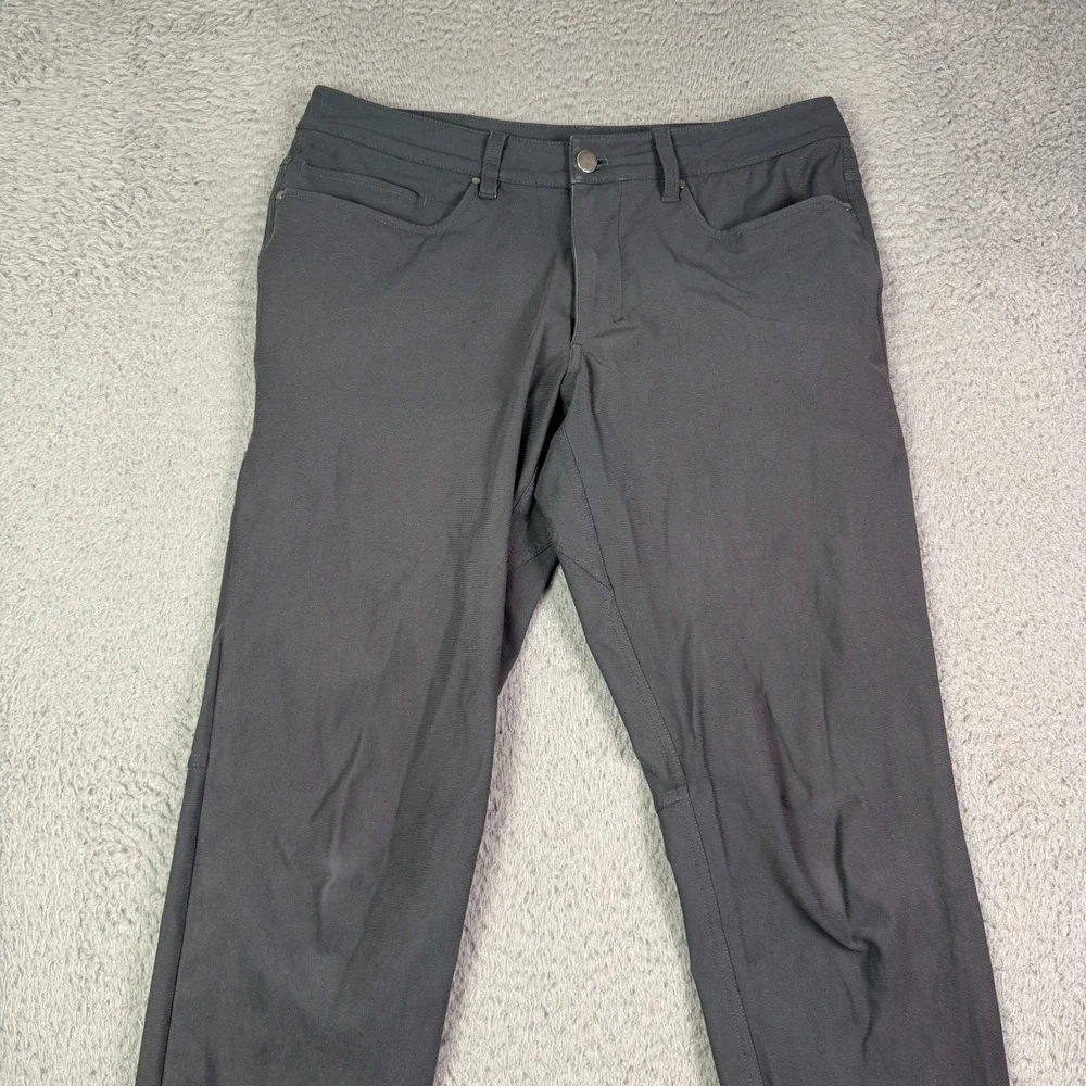 Lululemon ABC Pants Mens 31x30 Black Skinny Fit Stretch Golf Chino WORN LM5950S